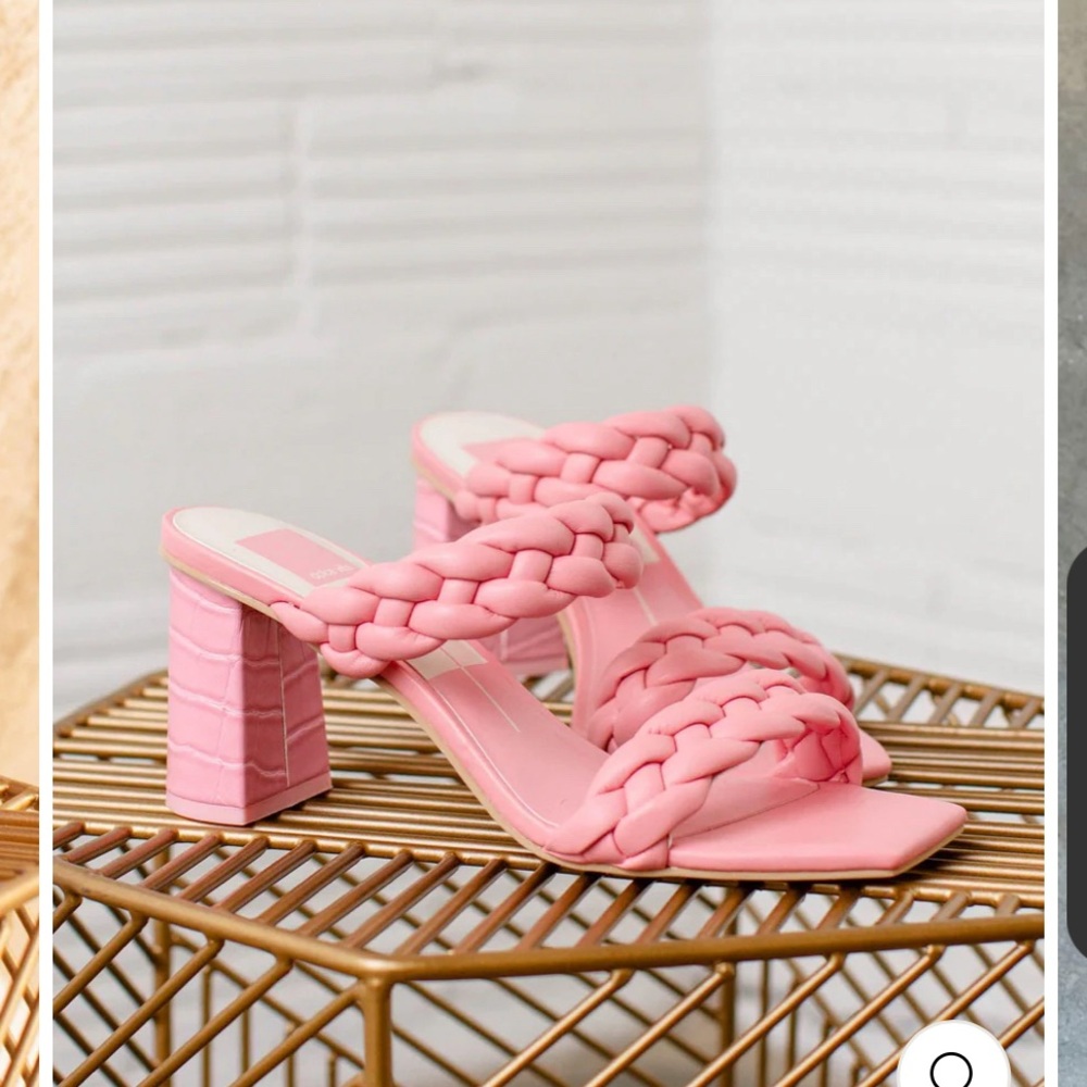 Dolce Vida Novelty Paily Braided Block Heel